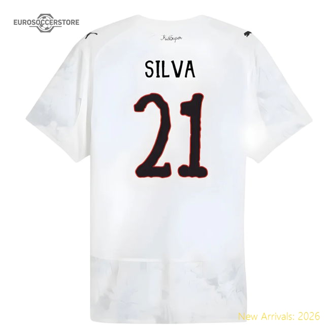 2025-2026 KIDSUPER x Manchester City CWC Authentic Shirt (White) (Silva 21)-Football Jersey Hub