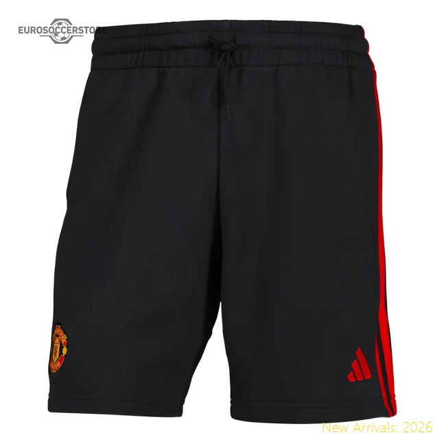 2024-2025 Man Utd DNA Shorts (Black)-Football Jersey Hub