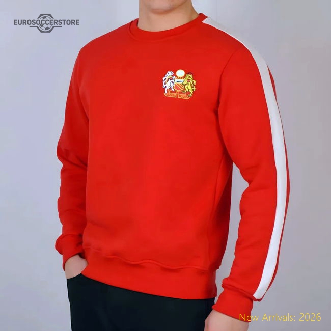Manchester Reds Sweatshirt-Football Jersey Hub
