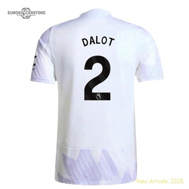 2025-2026 Man Utd Authentic Away Shirt (Dalot 2)-Football Jersey Hub