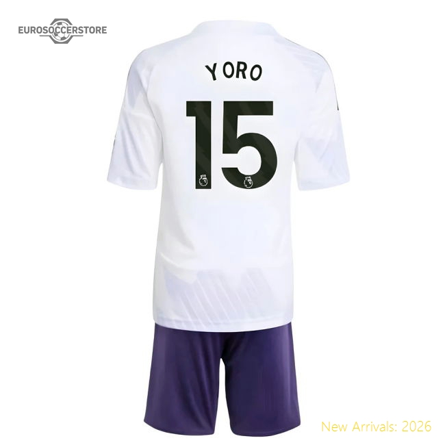 2025-2026 Man Utd Away Mini Kit (Yoro 15)-Football Jersey Hub