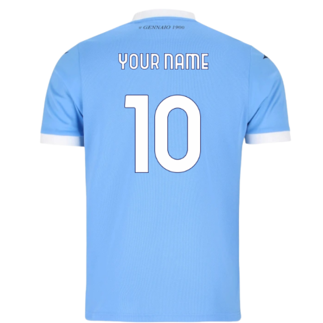 2025-2026 Lazio Home Shirt (Kids) (Your Name)-Vantage Point Soccer