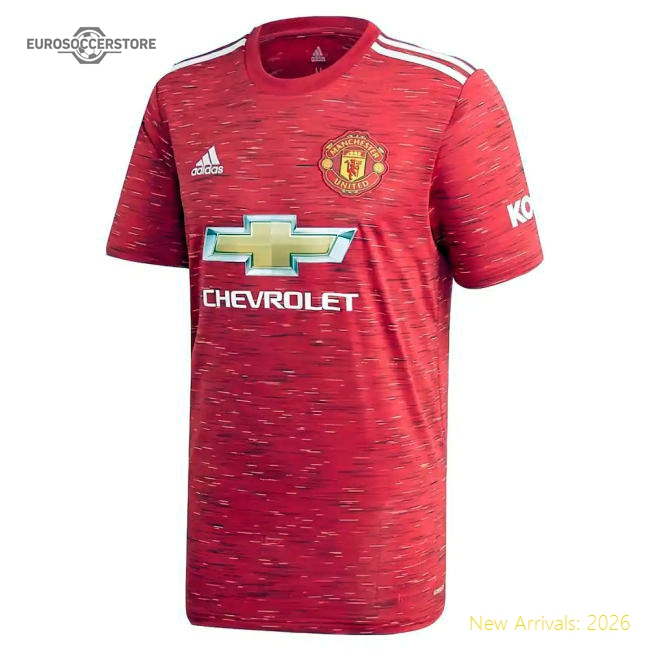 2020-2021 Man Utd Adidas Home Football Shirt-Football Jersey Hub
