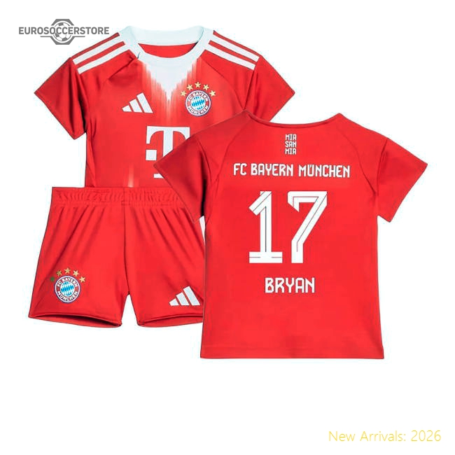 2025-2026 Bayern Munich Home Baby Kit (Bryan 17)-PitchVibe Kits