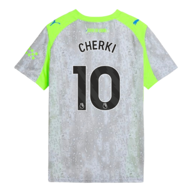 2025-2026 Man City Third Shirt (Kids) (Cherki 10)-Football Jersey Hub