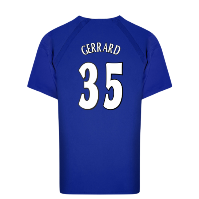 Everton 2003 Anniversary Retro Home Shirt (Gerrard 35)-Football Jersey Hub