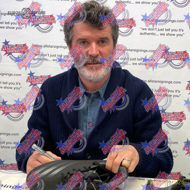 Manchester United FC Keane Signed Boot (Framed)-Football Jersey Hub