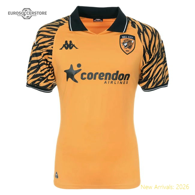 2025-2026 Hull City Home Shirt - Kids (Your Name)-Vantage Point Soccer