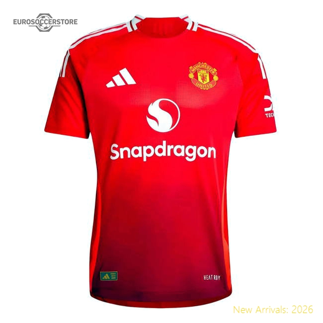 2024-2025 Man Utd Authentic Home Shirt-Football Jersey Hub