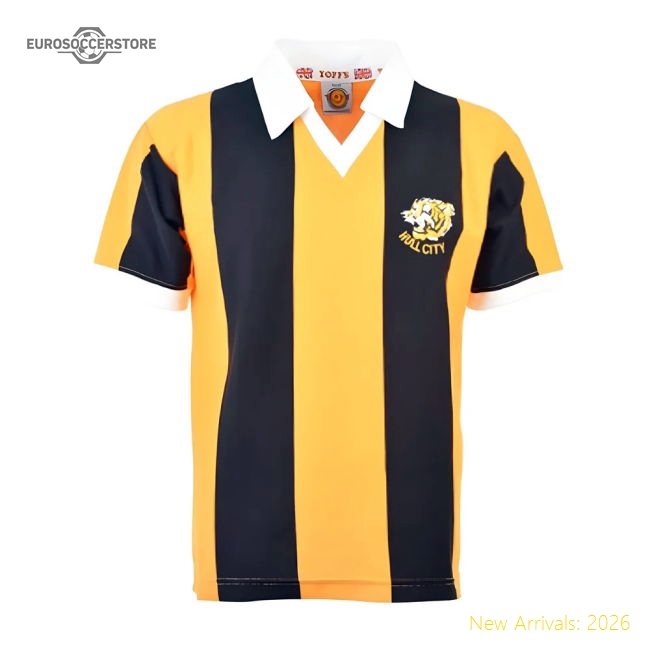 Hull City 1975-1980 Retro Football Shirt-Vantage Point Soccer