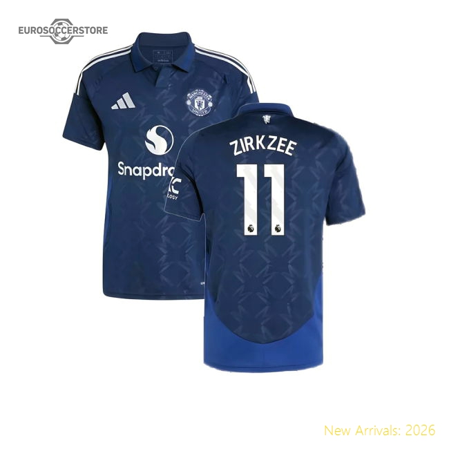 2024-2025 Man Utd Away Shirt (Zirkzee 11)-Football Jersey Hub