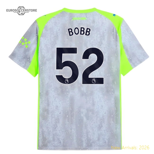 2025-2026 Man City Third Shirt (Bobb 52)-Football Jersey Hub