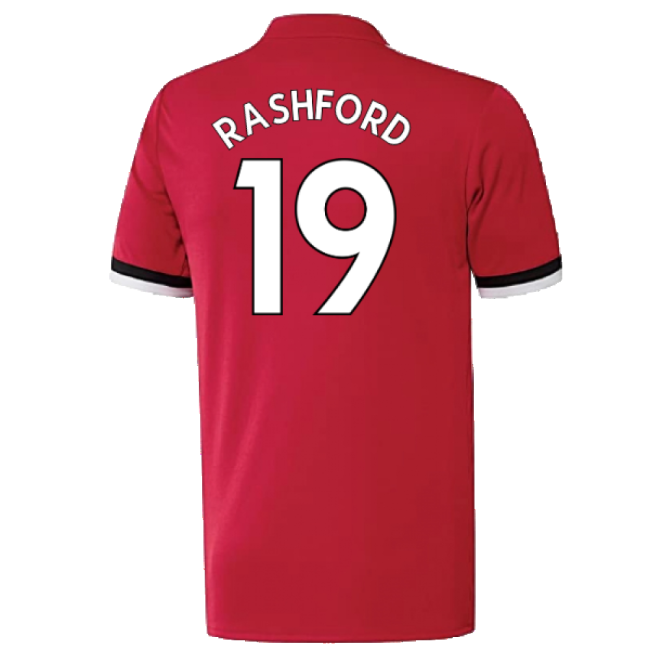 Manchester United 2017-18 Home Shirt ((Excellent) 4-5 Year) (Rashford 19)-Football Jersey Hub