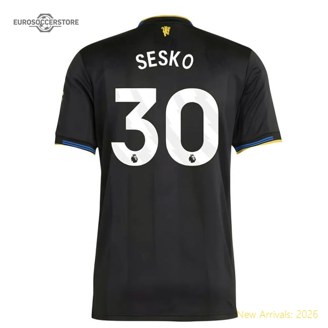 2025-2026 Man Utd Authentic Third Shirt (Sesko 30)-Football Jersey Hub