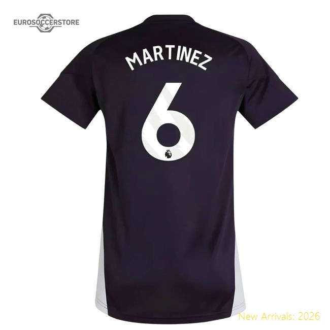 2025-2026 Man Utd Training Jersey (Aurora Plum) - Womens (Martinez 6)-Football Jersey Hub