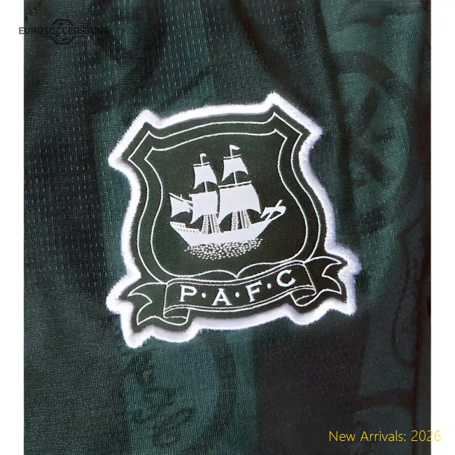 2025-2026 Plymouth Argyle Home Shirt (Kids)-Vantage Point Soccer