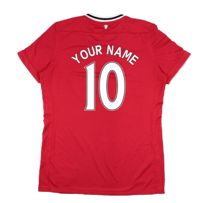 Manchester United 2011-12 Home Shirt (Women\'s) ((Very Good) M) (Your Name)-Football Jersey Hub