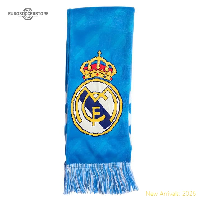 2025-2026 Real Madrid Third Scarf (Blue)-BuySoccerJersey Hub