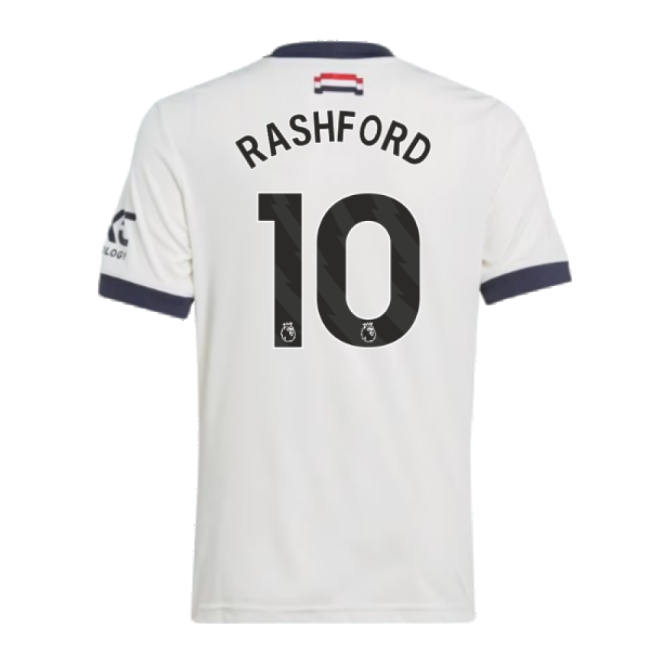 2024-2025 Man Utd Third Shirt (Kids) (Rashford 10)-Football Jersey Hub