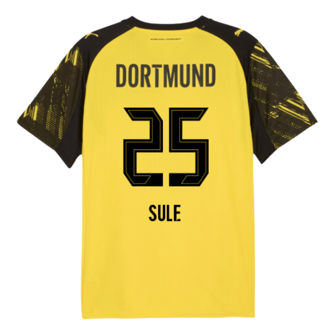 2025-2026 Borussia Dortmund Home Shirt (Sule 25)-Football Jersey Hub