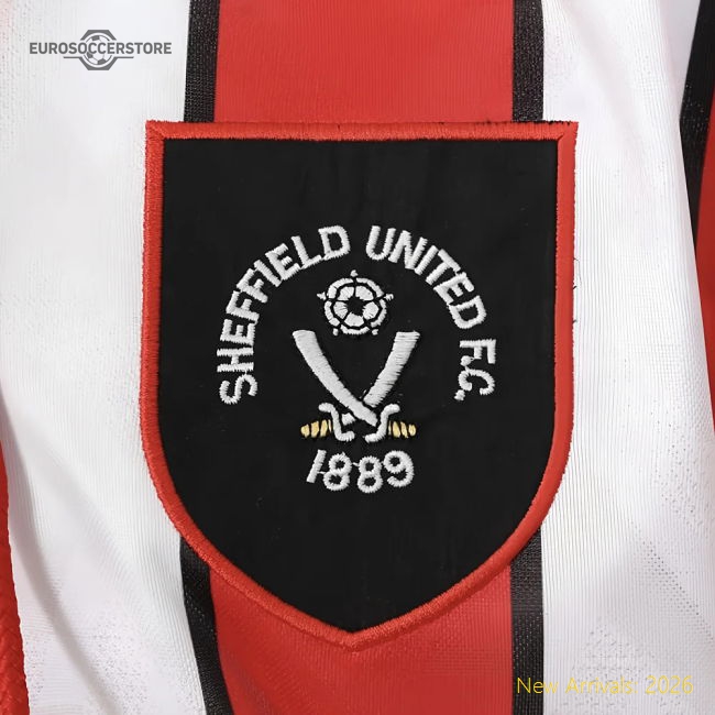 Sheffield United 1992 Retro Home Shirt-Vantage Point Soccer