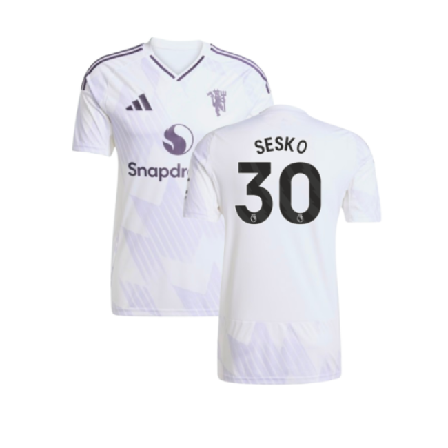 2025-2026 Man Utd Away Shirt (Sesko 30)-Football Jersey Hub