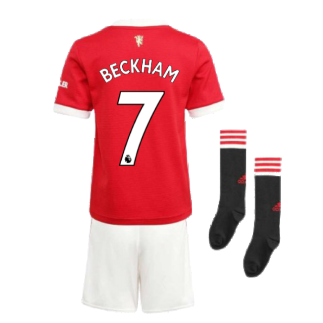 Man Utd 2021-2022 Home Mini Kit (BECKHAM 7)-Football Jersey Hub