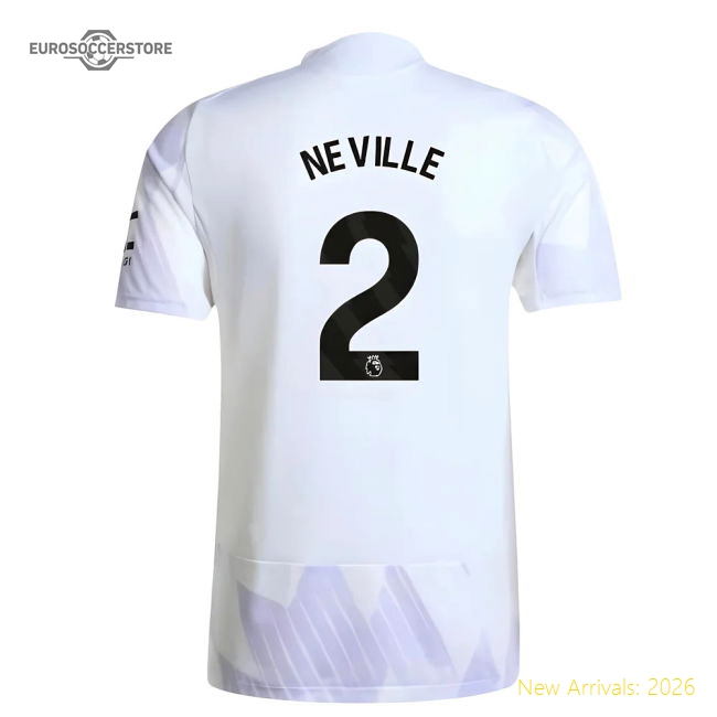 2025-2026 Man Utd Authentic Away Shirt (Neville 2)-Football Jersey Hub
