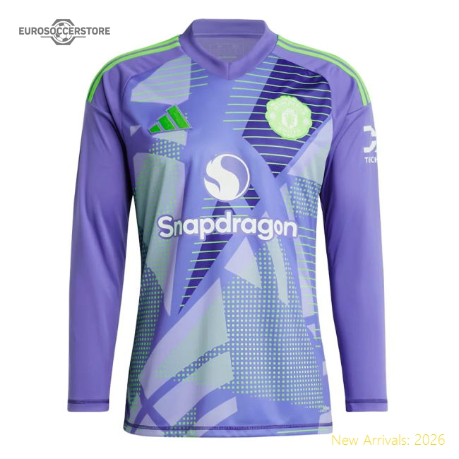 2024-2025 Man Utd Home LS Goalkeeper Shirt (Purple) (Onana 24)-Football Jersey Hub