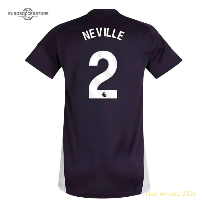 2025-2026 Man Utd Training Jersey (Aurora Plum) - Womens (Neville 2)-Football Jersey Hub