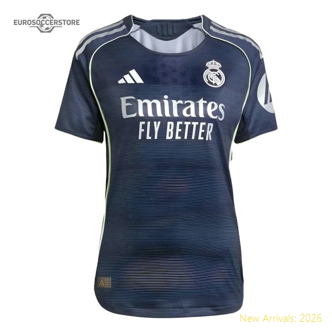 2025-2026 Real Madrid Authentic Away Shirt (Ladies) (Tchouameni 14)-PitchVibe Kits