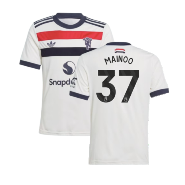 2024-2025 Man Utd Third Shirt (Kids) (Mainoo 37)-Football Jersey Hub