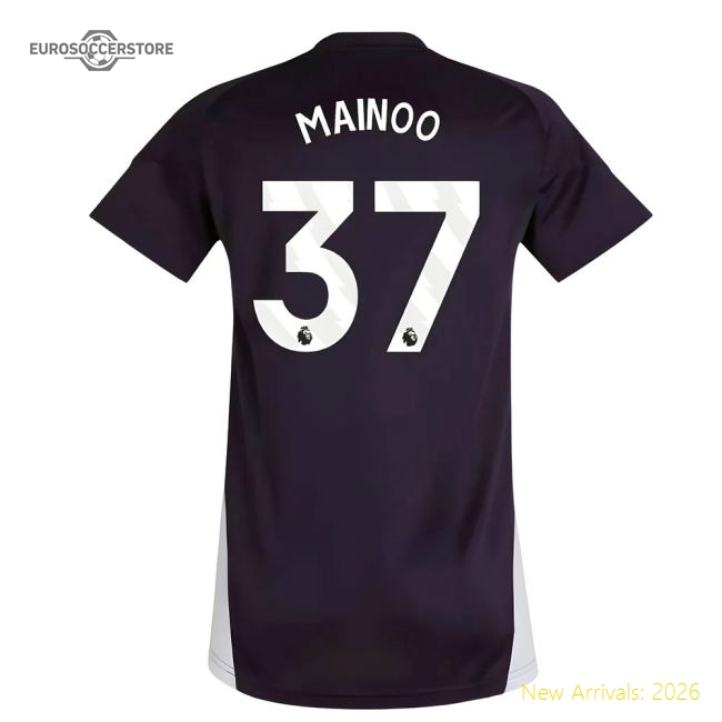2025-2026 Man Utd Training Jersey (Aurora Plum) - Womens (Mainoo 37)-Football Jersey Hub