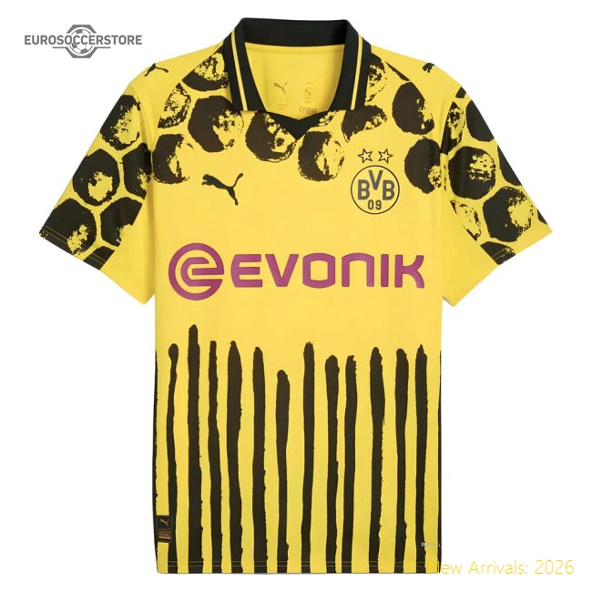 2025-2026 KIDSUPER x Borussia Dortmund CWC Home Shirt-PitchVibe Kits