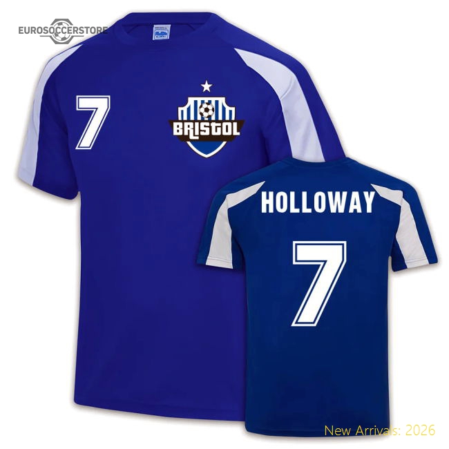 Bristol Rovers Sports training Jersey (Ian Holloway 7)-Vantage Point Soccer