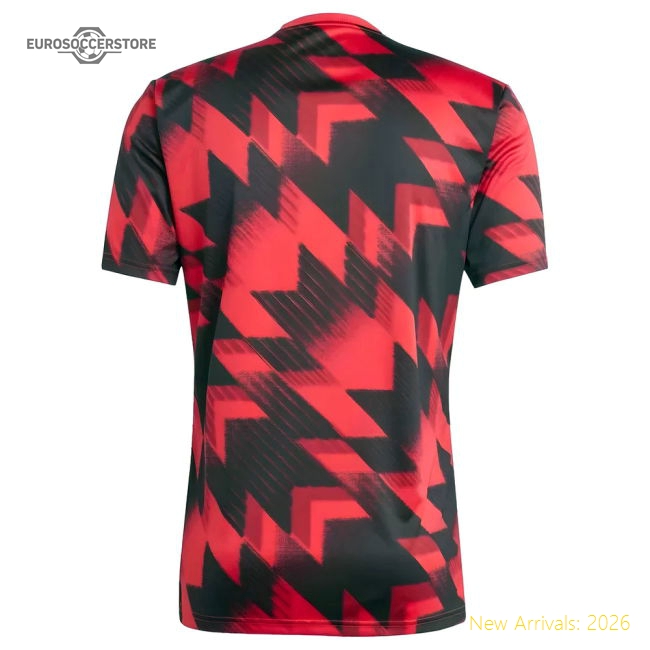 2025-2026 Man Utd Pre-Match Shirt (Red) (Keane 16)-Football Jersey Hub