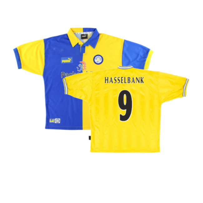 Leeds United 1997-99 (L) (Very Good) (Hasselbank Away Kit Shirt For True-PitchVibe Kits