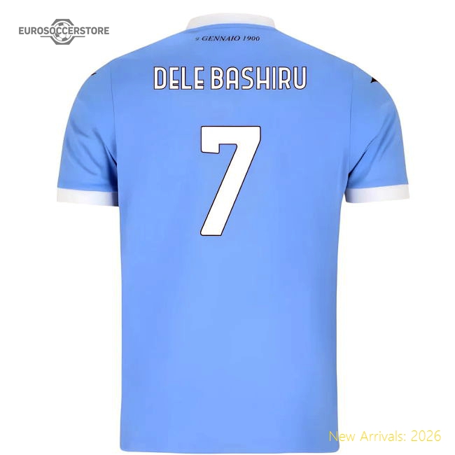 2025-2026 Lazio Home Shirt (Dele Bashiru 7)-Vantage Point Soccer