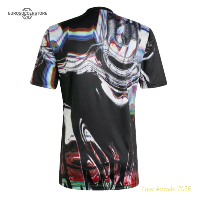 2025-2026 Man Utd Pre Match Shirt (Black)-Football Jersey Hub