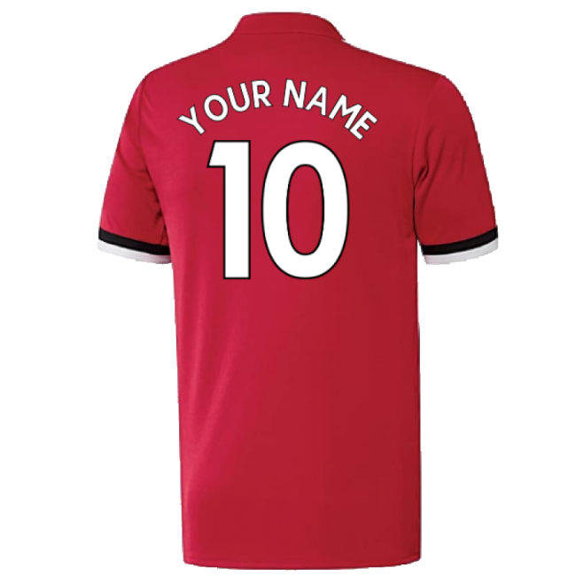Manchester United 2017-18 Home Shirt ((Excellent) 4-5 Year) (Your Name)-Football Jersey Hub