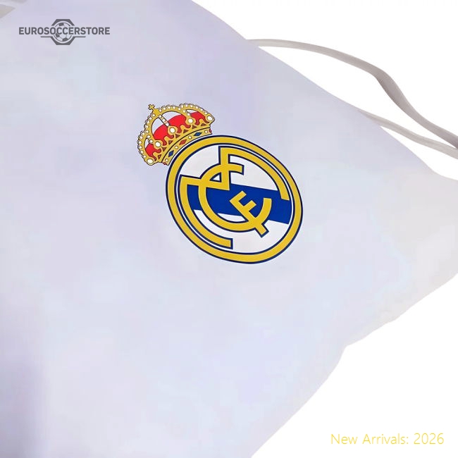 2025-2026 Real Madrid Gym Sack (White)-BuySoccerJersey Hub