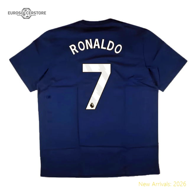 2024-2025 Man Utd Seasonal Tee (Victory Blue) (Ronaldo 7)-Football Jersey Hub