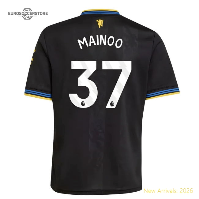 2025-2026 Man Utd Third Shirt (Kids) (Mainoo 37)-Football Jersey Hub