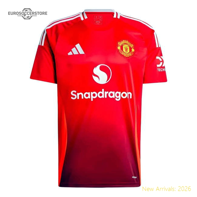 2024-2025 Man Utd Home Shirt-Football Jersey Hub