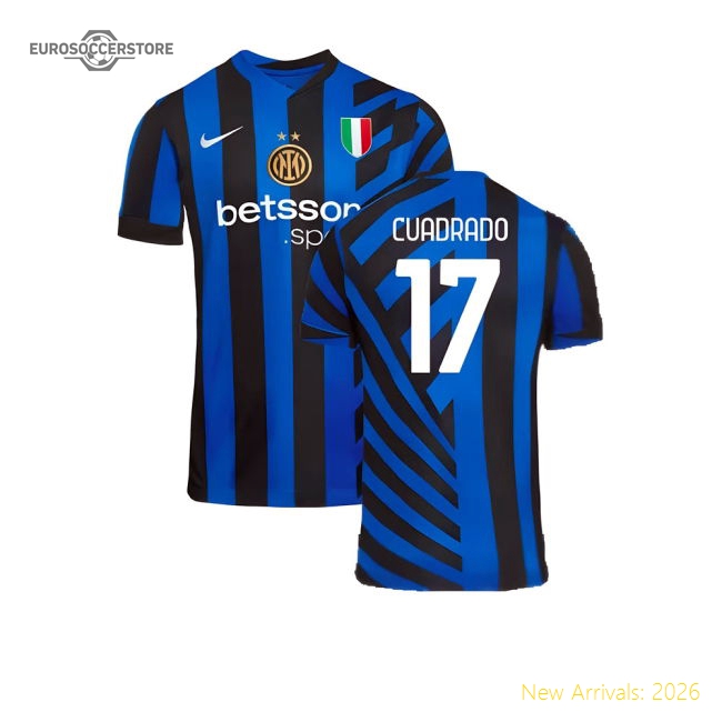 2024-2025 Inter Milan Home Shirt (Cuadrado 17)-Football Shirts Shop