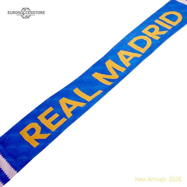 2025-2026 Real Madrid Third Scarf (Blue)-BuySoccerJersey Hub
