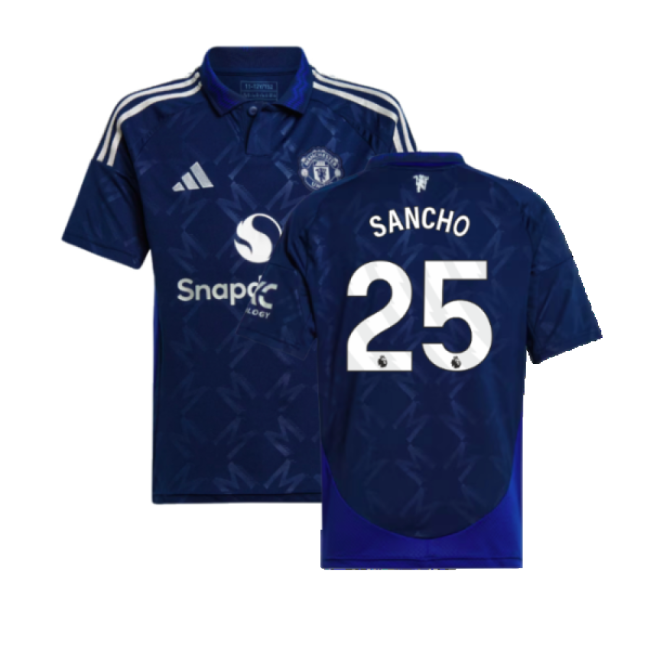 2024-2025 Man Utd Away Shirt (Kids) (Sancho 25)-Football Jersey Hub