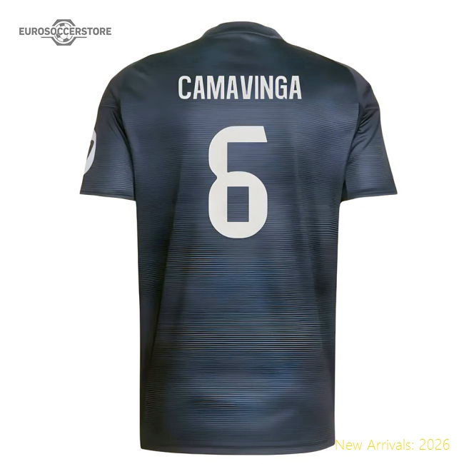 2025-2026 Real Madrid Away Shirt (Camavinga 6)-Football Shirts Shop