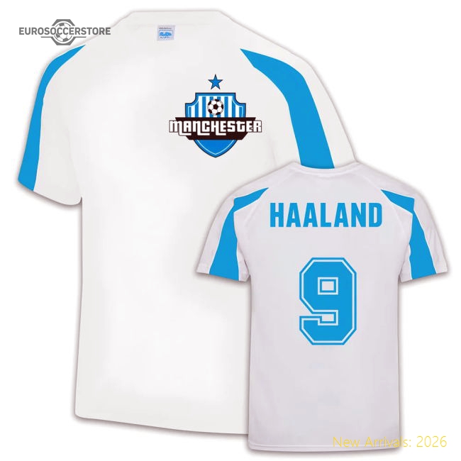 Manchester City Sports Training Jersey (Erling Haaland 9)-PitchVibe Kits