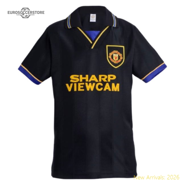 1993-1995 Manchester United Away Shirt (Kids)-Football Jersey Hub